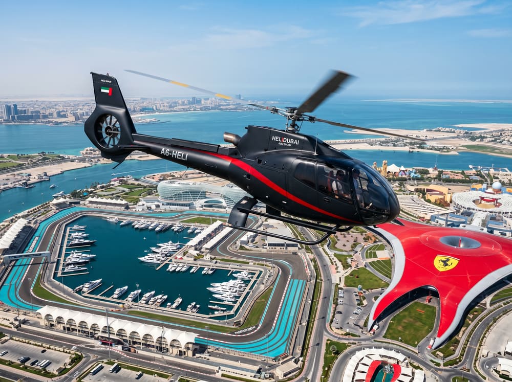 Yas Island — Abu Dhabi aerial view